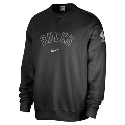 Milwaukee Bucks Standard Issue Men's Nike Dri-FIT NBA Crew